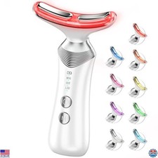 9-in-1 Red Light Therapy Facial Massager Tool for Wrinkles  Double Chin