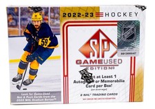 2022/23 UPPER DECK SP GAME USED HOCKEY HOBBY BOX