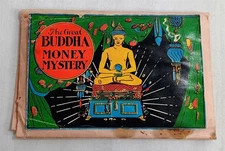 Vintage The Great Buddha Money Mystery Folded Paper Magic Trick