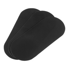 Confezione 3 Patch Riparazione PVC 212mmx90mmx0,9mm Per Canoe Barca Nero