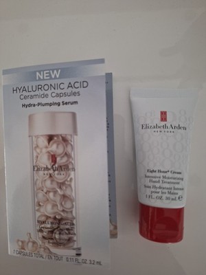 Elizabeth Arden Set Hyaluronic Acid Capsules 7St + Eight Hour Cream 30ml Neu OVP