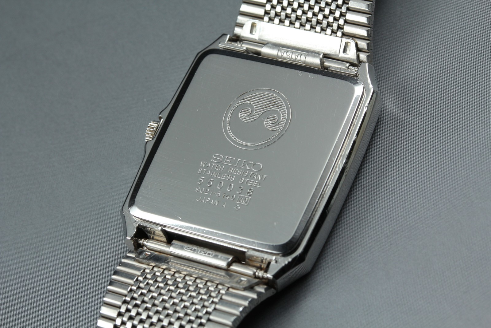 SEIKO　セイコー　Chronos　9021-5140　腕時計　スクエア　白 Exc+5] SEIKO Chronos 9021-5140 Silver Tank Quartz Me… - Gem