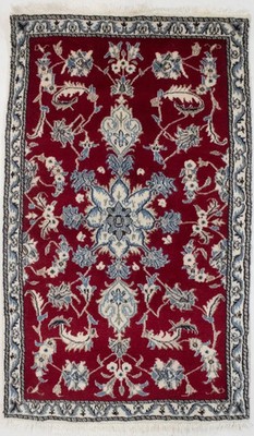 3X5 Handmade Red Oriental Rug Small Classic Floral Design Foyer Decor Carpet
