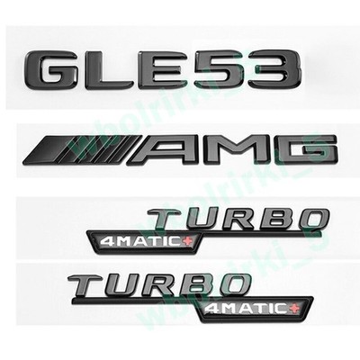 Für Mercedes Benz GLE53 AMG TURBO 4MATIC Logo Embleme Aufkleber Badge Auto