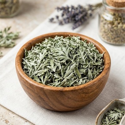 Wormwood ~ Artemisia Absinthium ~ 100% Pure - Organic Dried Cut - USA Grown