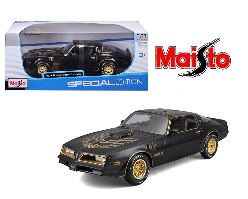 ミニカー Maisto Pontiac Firebird Trans Am 1978 1978 PONTIAC FIREBIRD TRANS AM BLUE 1/18 DIECAST MODEL CAR BY