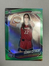 2025 Panini Prizm WNBA Rookie Variation Green Prizm Sonia Citron RC Mystics#148