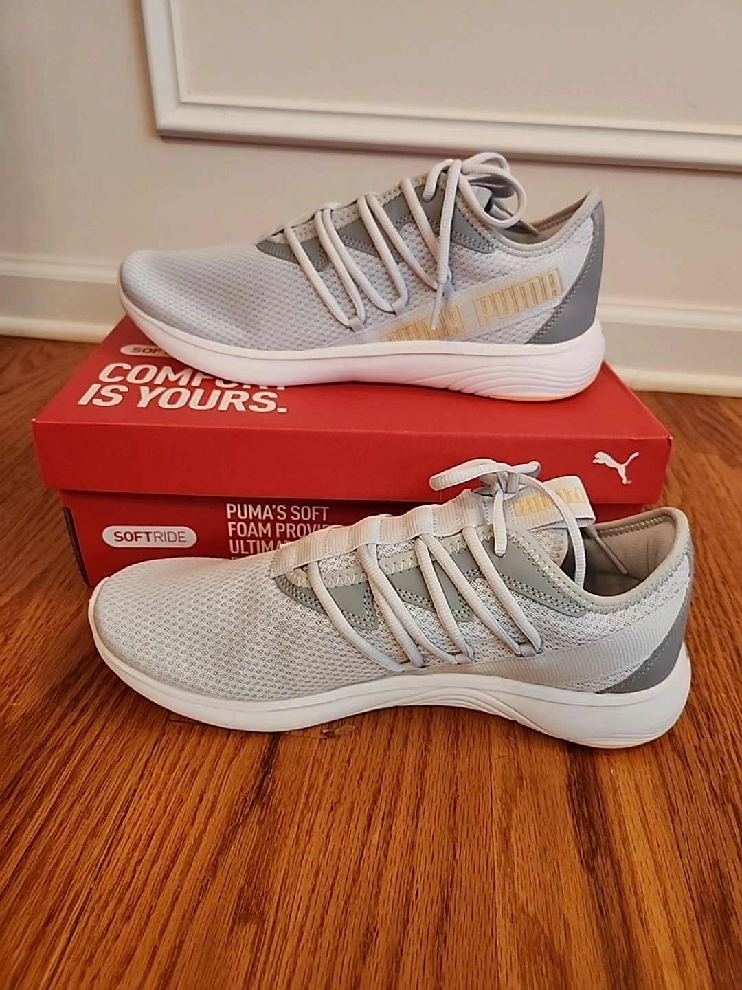 sneakers uomo puma star vital dbl outline 11 5 grigio argento