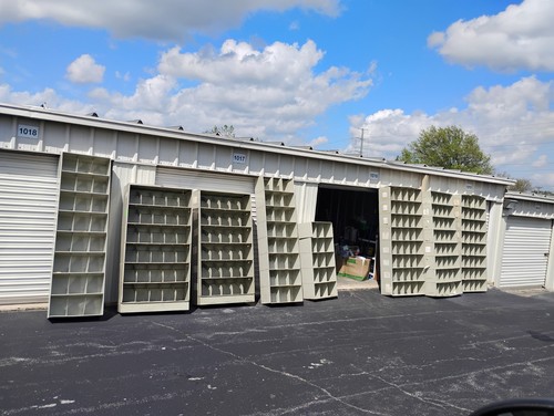 used heavy-duty shelving