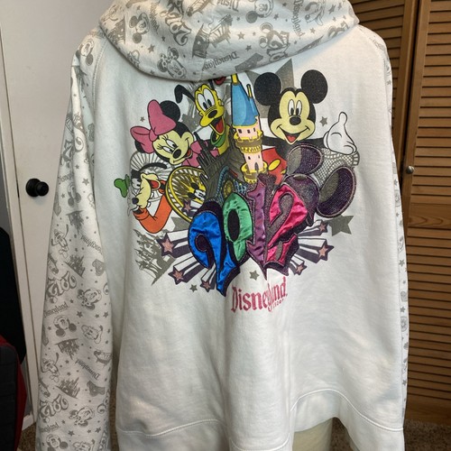 Disney Parks Jacket Full Zip Mickey Mouse 2012 Black MAGIC Sweatshirt 3xl - Picture 4 of 6