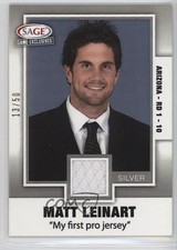 2006 SAGE Game Exclusives Jerseys Silver 13/50 Matt Leinart #ML8 00jz