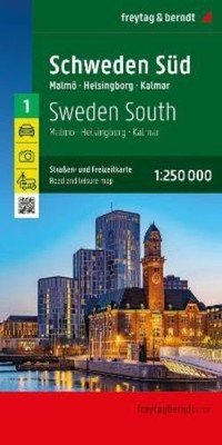 Freytag-Berndt Sweden South Road and Leisure Map (Map)
