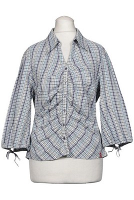 edc by Esprit Bluse Damen Oberteil Hemd Hemdbluse Gr. M Baumwolle Me... #db2kts3