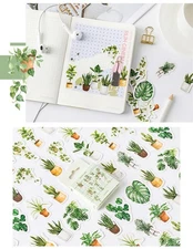 Potted Plant Stickers 45Pcs/Box DIY Stickers Label Sticker Sealing Diary