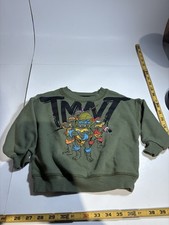 Boys Teenage Mutant Ninja Turtles Dark Green Sweatshirt Nickelodeon 18M