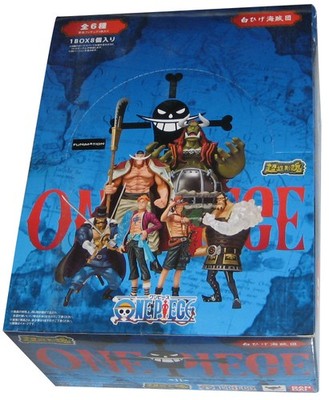 One Piece White Beard Pirates (2011) Bandai Trading Figure Sealed Box - (8 Blind