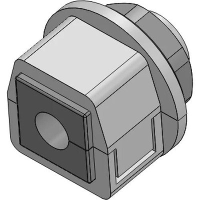 1PC ICOTEK CORP 45034 Split Cable Gland, KVT 20 Gray