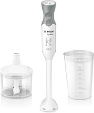 Image of Bosch ErgoMixx MSM66020GB Hand Blender with mini chopper and beaker 600W - White