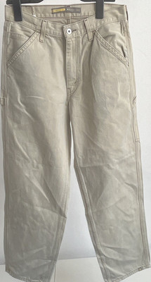 Levi's Silvertab Baggy Herren Jeans Beige W30 L32 Denim Waterless Five-Pocket