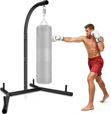Upgraded Punching Bag Stand, Heavy Duty Boxing Stand, Metal Sandbag Rack Boxing