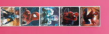 STICKERS: 5 Spider-Man Marvel Stickers, 2.5" x 2.5" each, Party Favors