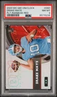 2023 WILD CARD QB1 ON THE CLOCK PLATINUM-RAINBOW FOIL-RED DRAKE MAYE 3/8 PSA 8