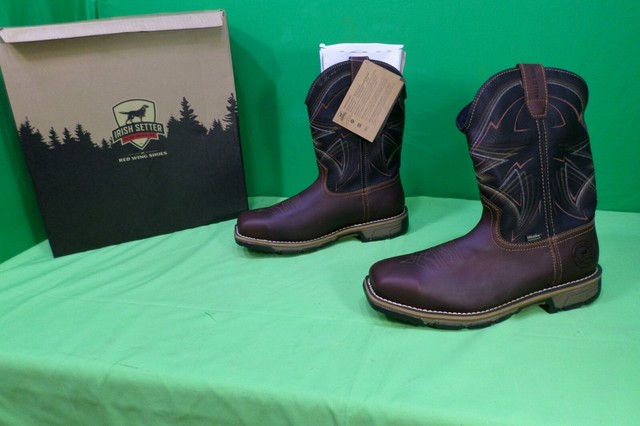 irish setter square toe work boots