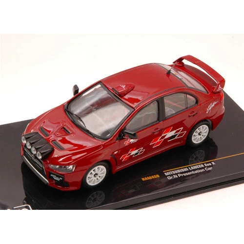 Modellini statici di auto da corsa Rally IXO pressofuso per Mitsubishi