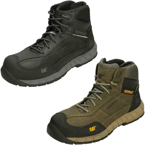 Caterpillar Puntera Composite Cordones Cuero Botas Seguridad - Línea Md L | eBay