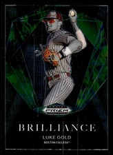 Luke Gold 2022 Panini Prizm Draft Picks #BR-LG Brilliance Boston College Eagles
