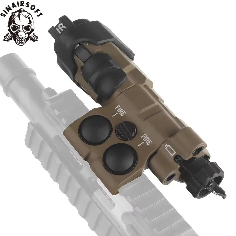 MAWL-C1 Rot/Grün Laser/Weißlicht Taschenlampe Schienenhalterung Links Rechts Jagd