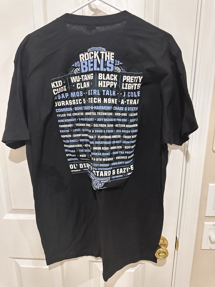 Rock The Bells 2013 Hip Hop Festival Black XL Men’s TShirt Wu Tang