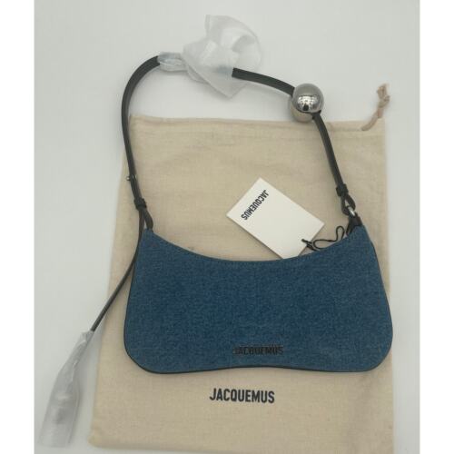 800€ NUOVO! BORSA JACQUEMUS DENIM BISOU ZIP NUOVA CON ETICHETTA AUTENTICA! - Foto 5 di 16