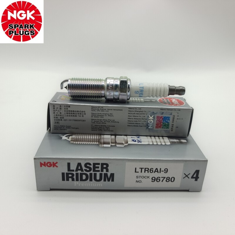 4PCS NGK LTR6AI-9 96780 Iridium Spark Plug For Ford Focus Escort Fiesta Ecosport