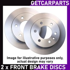 Front Brake Discs x2 for Kia Soul 1.6 GDi from  2009 - 2020 OE Aftermarket
