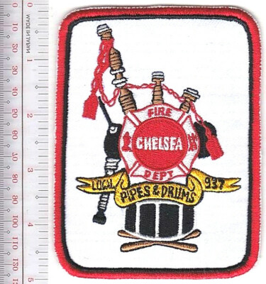 Fire Department Band Massachusetts Chelsea Honor Guard Pipes Drums 937No Tariff