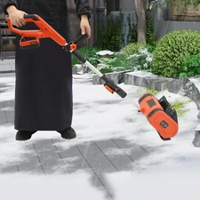 20V Cordless Snow Shovel Cordless 12.6" Snow Thrower Battery-powered Snow Blower