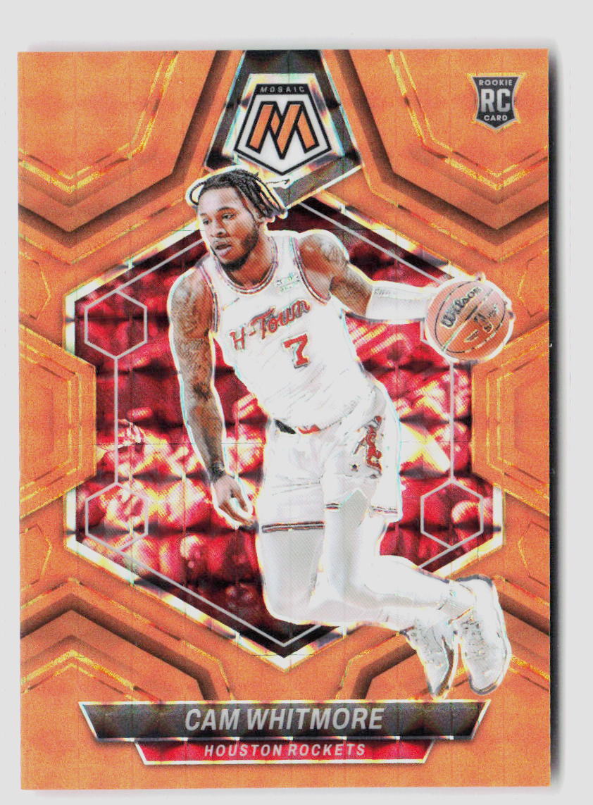 2023 Panini Mosaic Cam Whitmore Orange Fluorescent SSP RC 18/25 #217