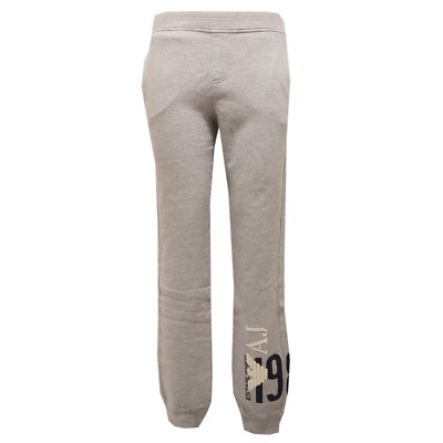 5048U pantalone tuta bimbo ARMANI JUNIOR grigio tracksuit pant kid