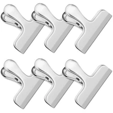Chip Clips 6 Pack Bag Clips Chip Clips Bag Clips Food Clips Stainless Steel B...