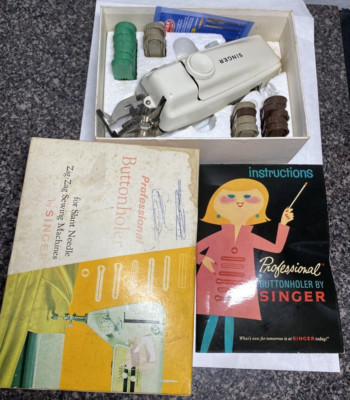 SINGER PROFESSIONAL BUTTONHOLER Part# 102577 For Zig-Zag Sewing Machine Vintage
