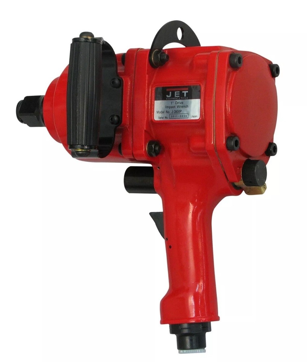 Jet 505976 J-3800P 1 in. Square Drive Pistol Grip Air Impact
