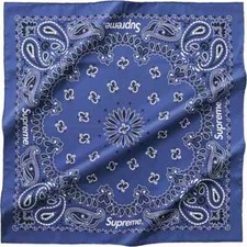 Supreme Silk Bandana Navy