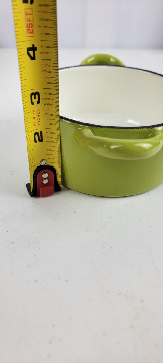 Mario Batali Cast Iron and Enamel 2 Cup Italian Essentials Pot | eBay