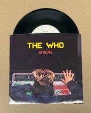 THE WHO ATHENA/IT'S YOUR TURN WARNER BROTHERS 45 29905 W/ SLEEVE