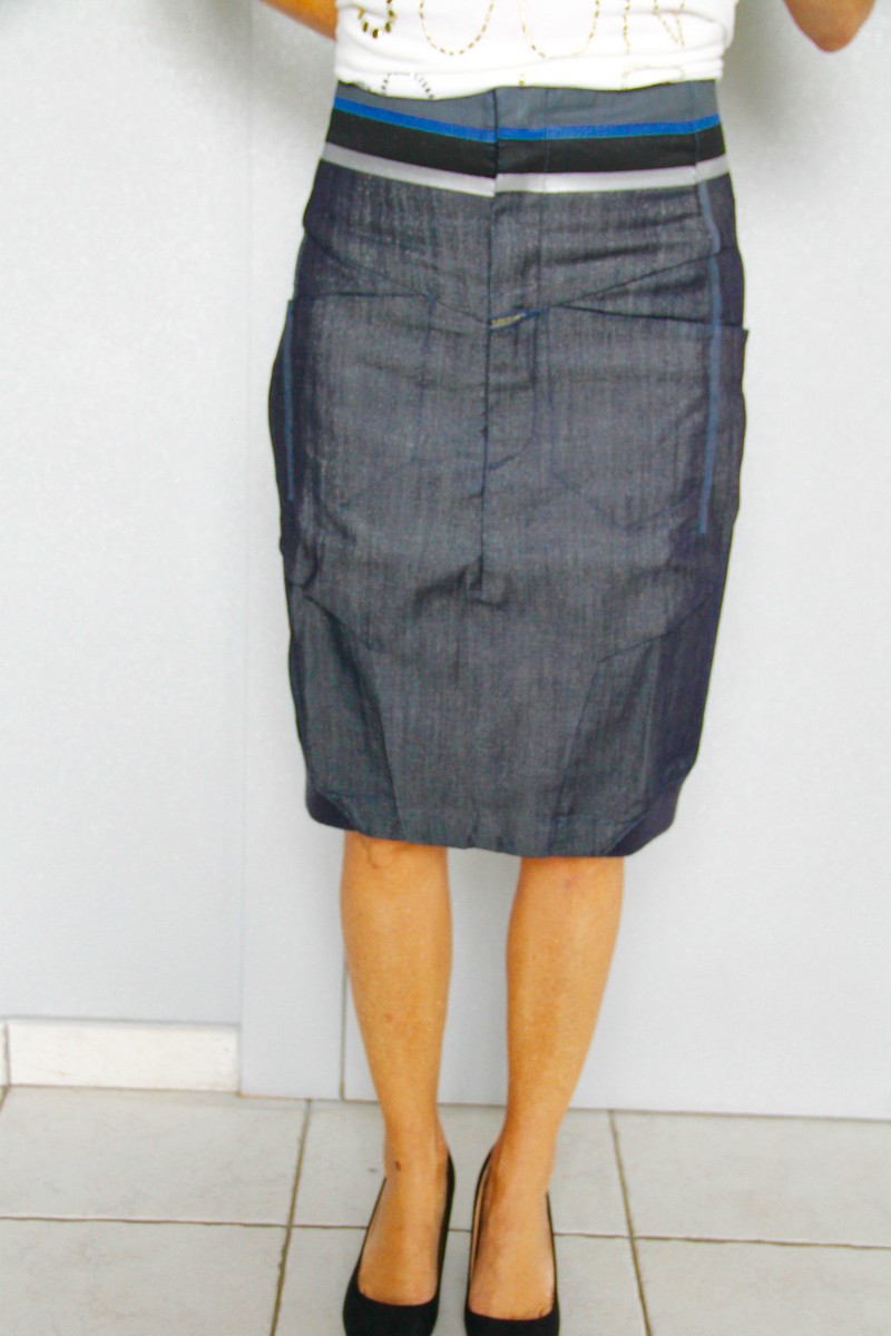 Jupe Jeans Marithé & François Girbaud Taille 36 - Lin Et Coton - Neuve Avec étiquette (valeur 280€)