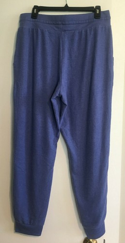 Wildfox Blue Fleece Jogger Pants Size L Drawstring Pockets Soft Lightweight NWT - Picture 14 of 15