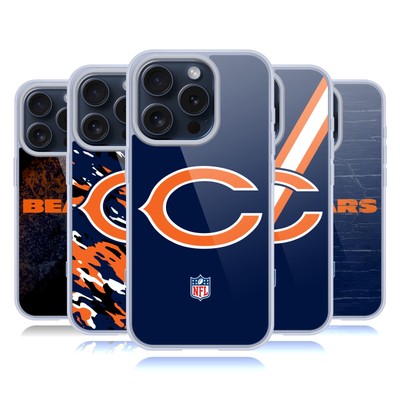 OFFICIAL NFL CHICAGO BEARS LOGO SOFT GEL CASE FOR APPLE iPHONE PHONES