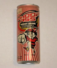 Whoop Ass Energy Drink JONES SODA CO. 250mL 8.4 FL Oz Can Empty EXCELLENT