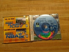 NFL 2K (Sega Dreamcast, 1999) CIB, Pretty!